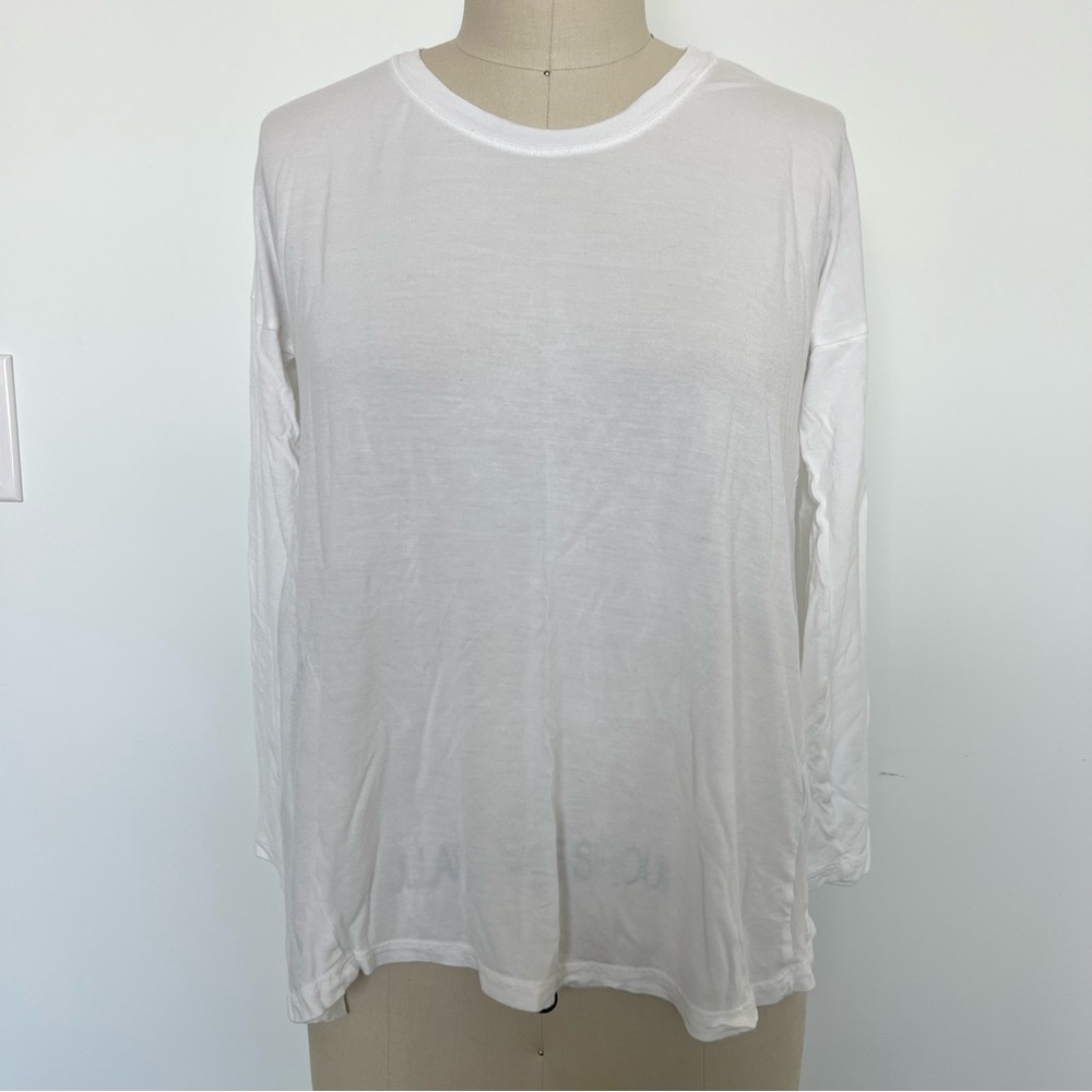Sweaty Betty White Long Sleeve Top